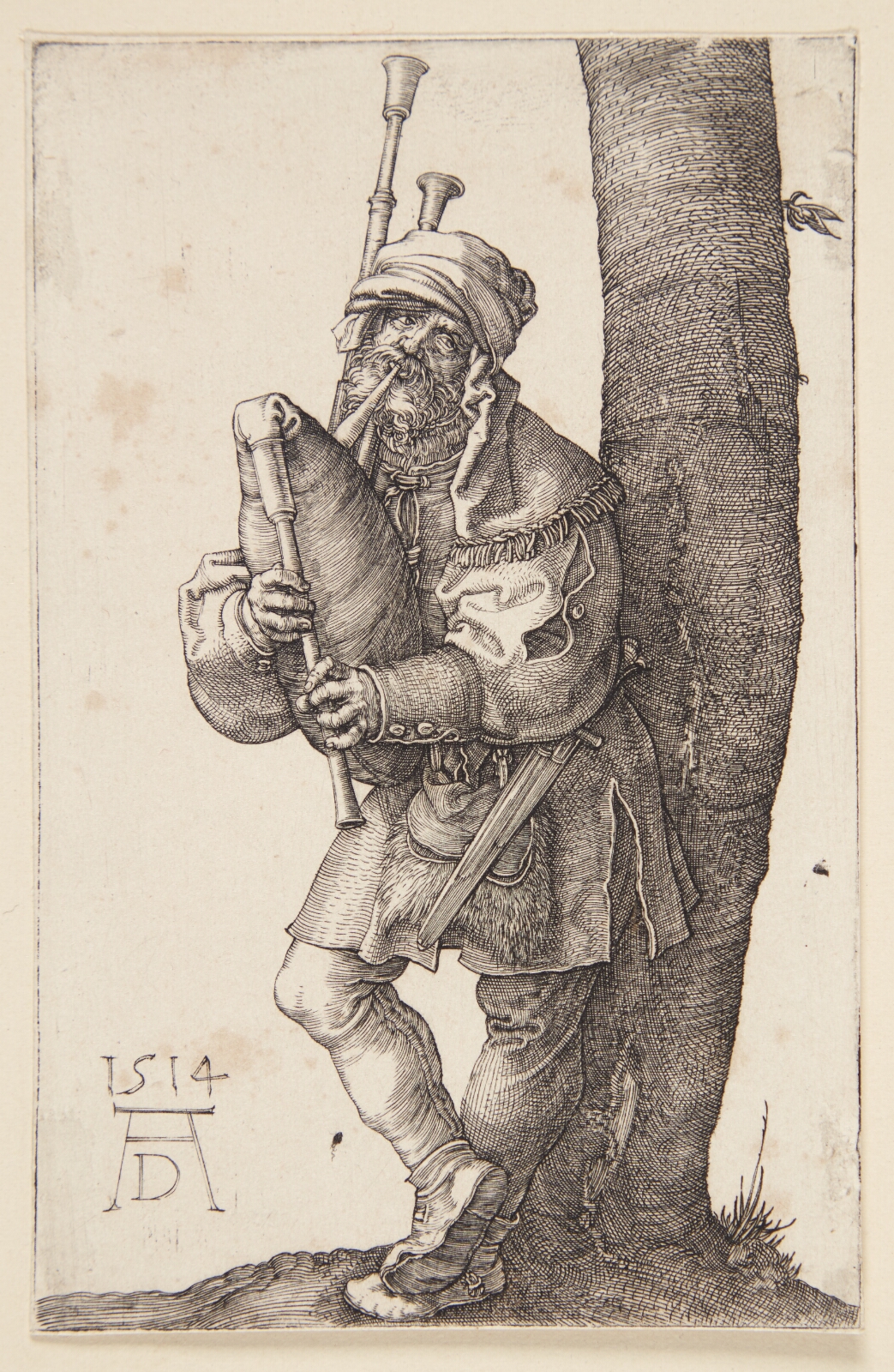 Albrecht Dürer, Sækkepibeblæseren