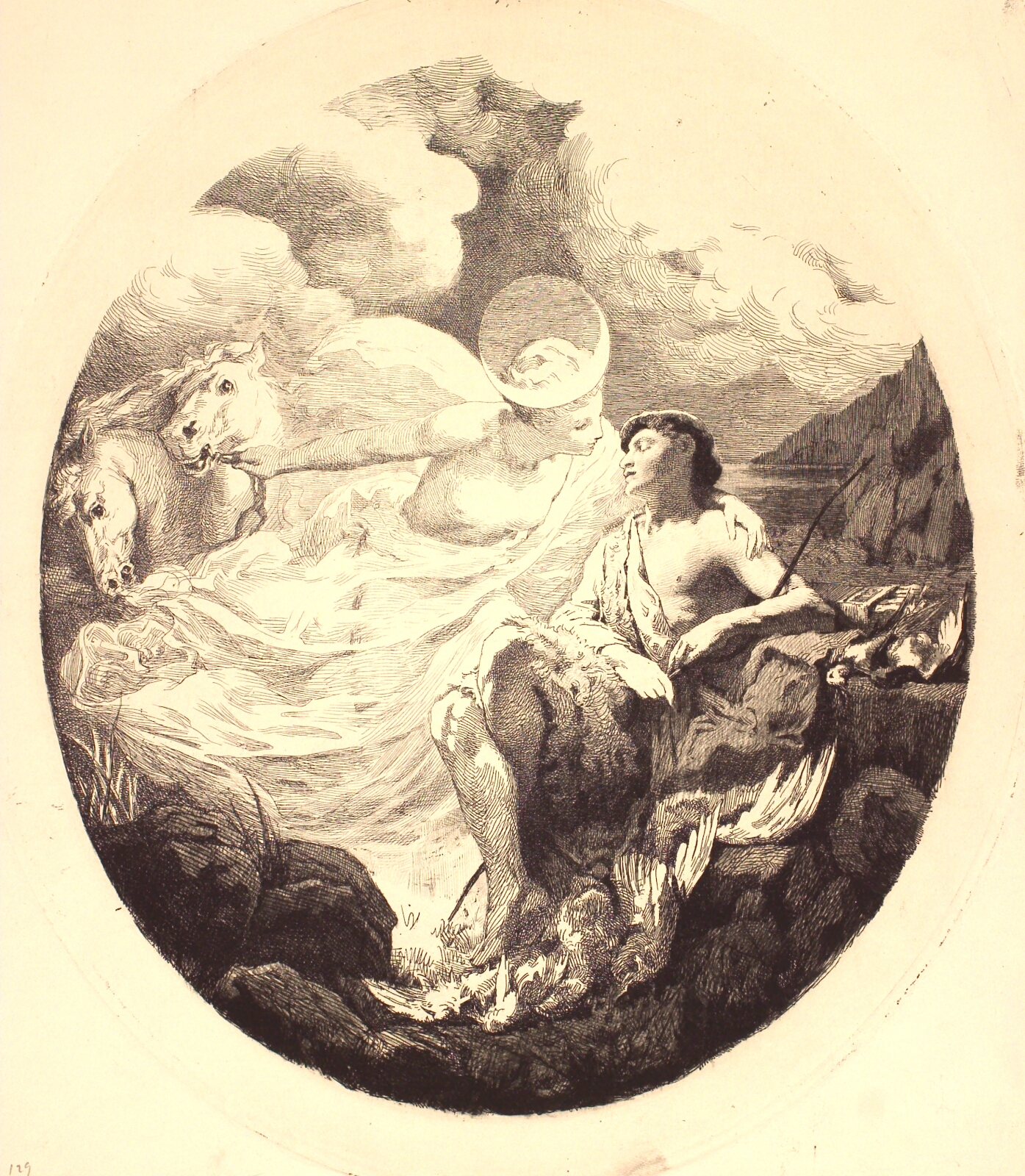 Frans Schwartz, Selene og Endymion