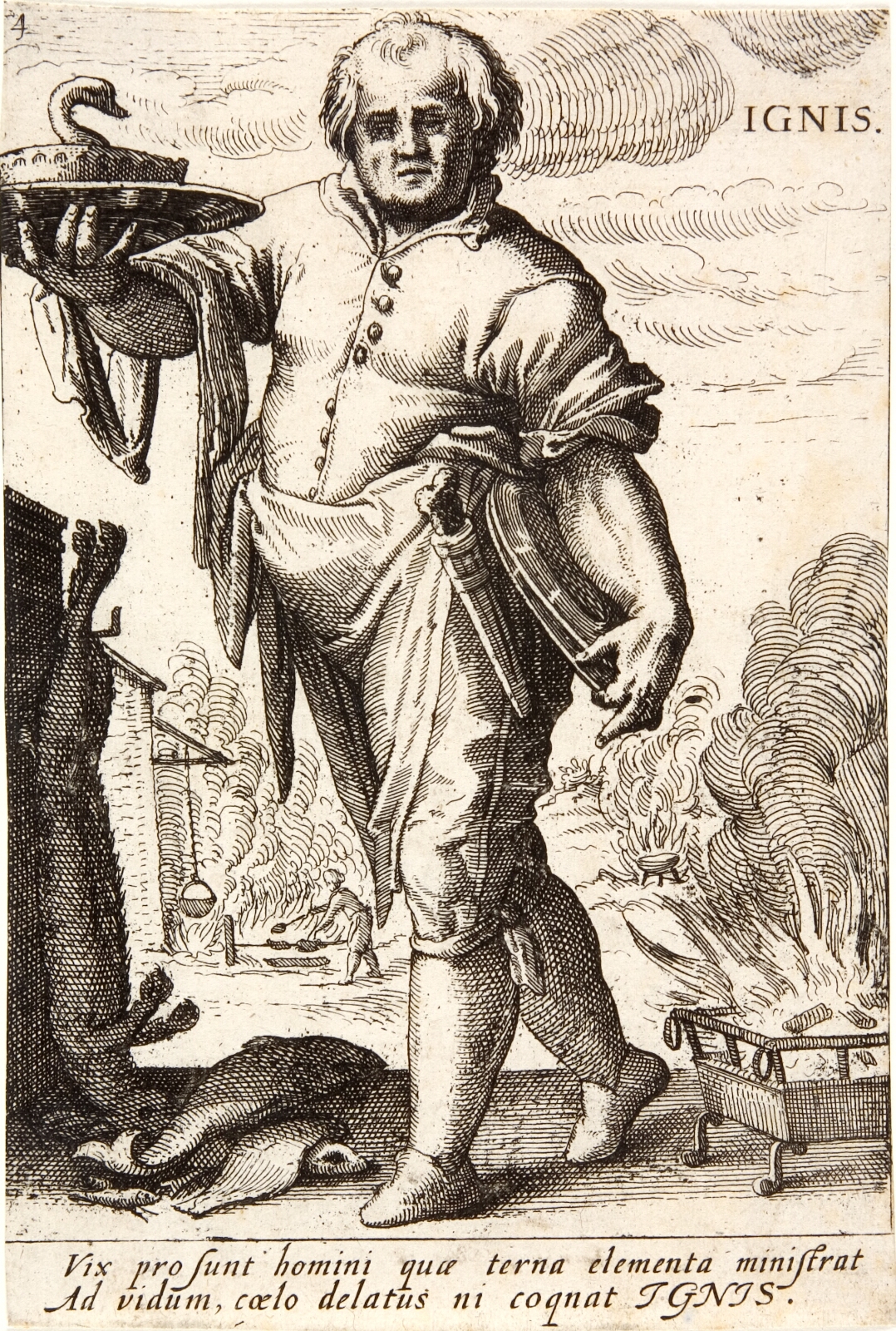 Giovanni Benedetto Castiglione, Noa forlader arken