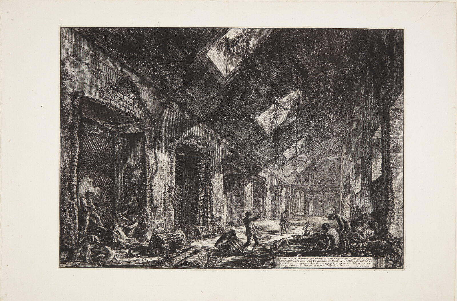 Giovanni Battista Piranesi, Heliocaminus-hallen ved Hadrians Villa i Tivoli