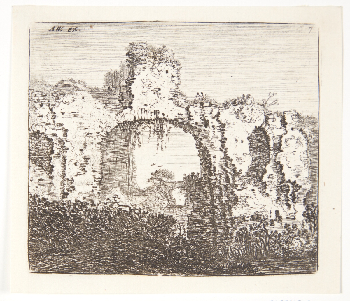 Tilgroet ruin, 1625 – 1674, Jan Ruyscher, Anthonie Waterloo, Anthonie ...