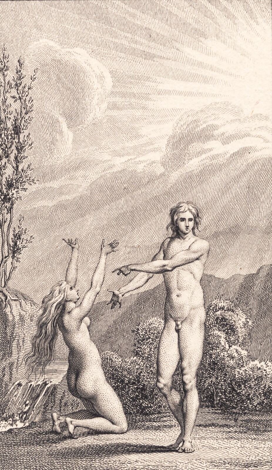 J.F. Clemens, Illustration til Ewalds "Adam og Eva". II