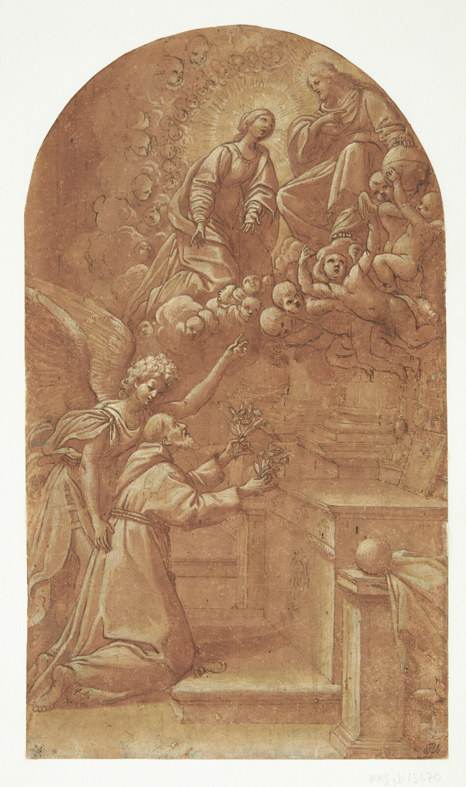 Leonello Spada, St Frans af Assisi i ekstase (Il perdono di Assisi)