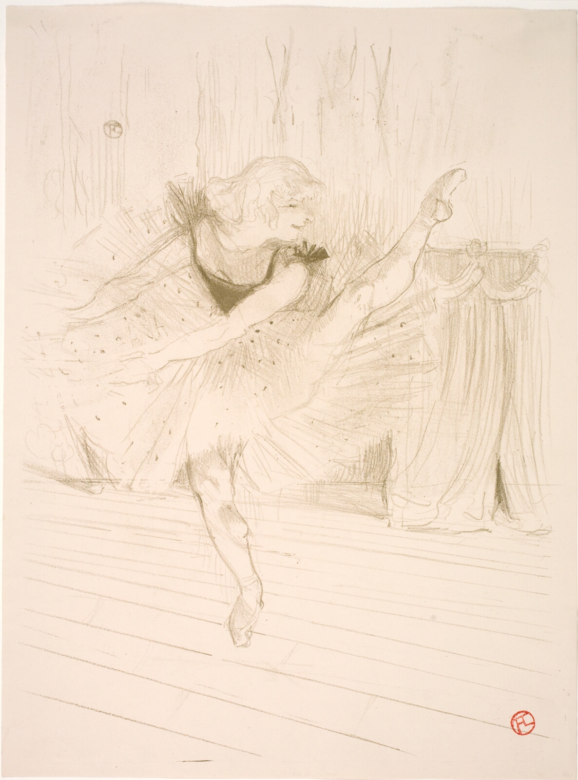 Henri de Toulouse-Lautrec, Miss Ida Heath, Danseuse Anglaise