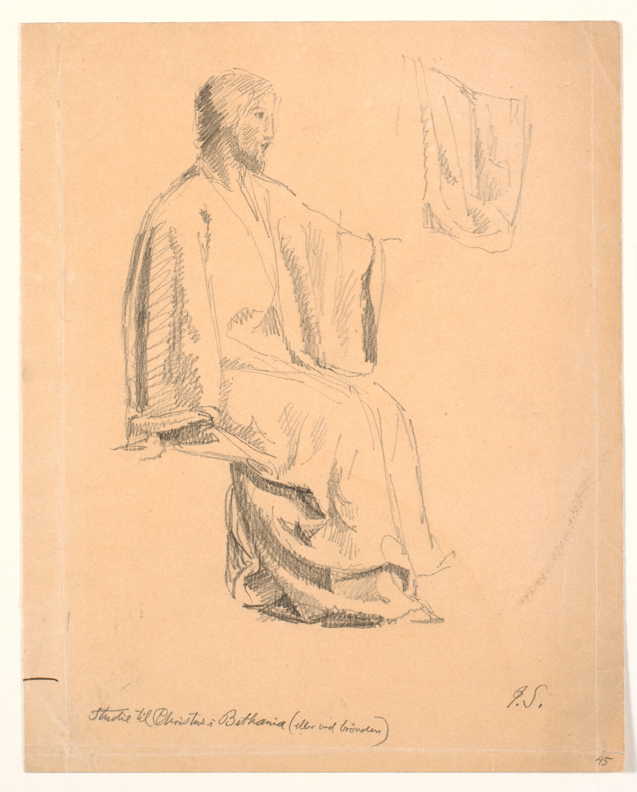 Joakim Skovgaard, Studie af siddende Kristus