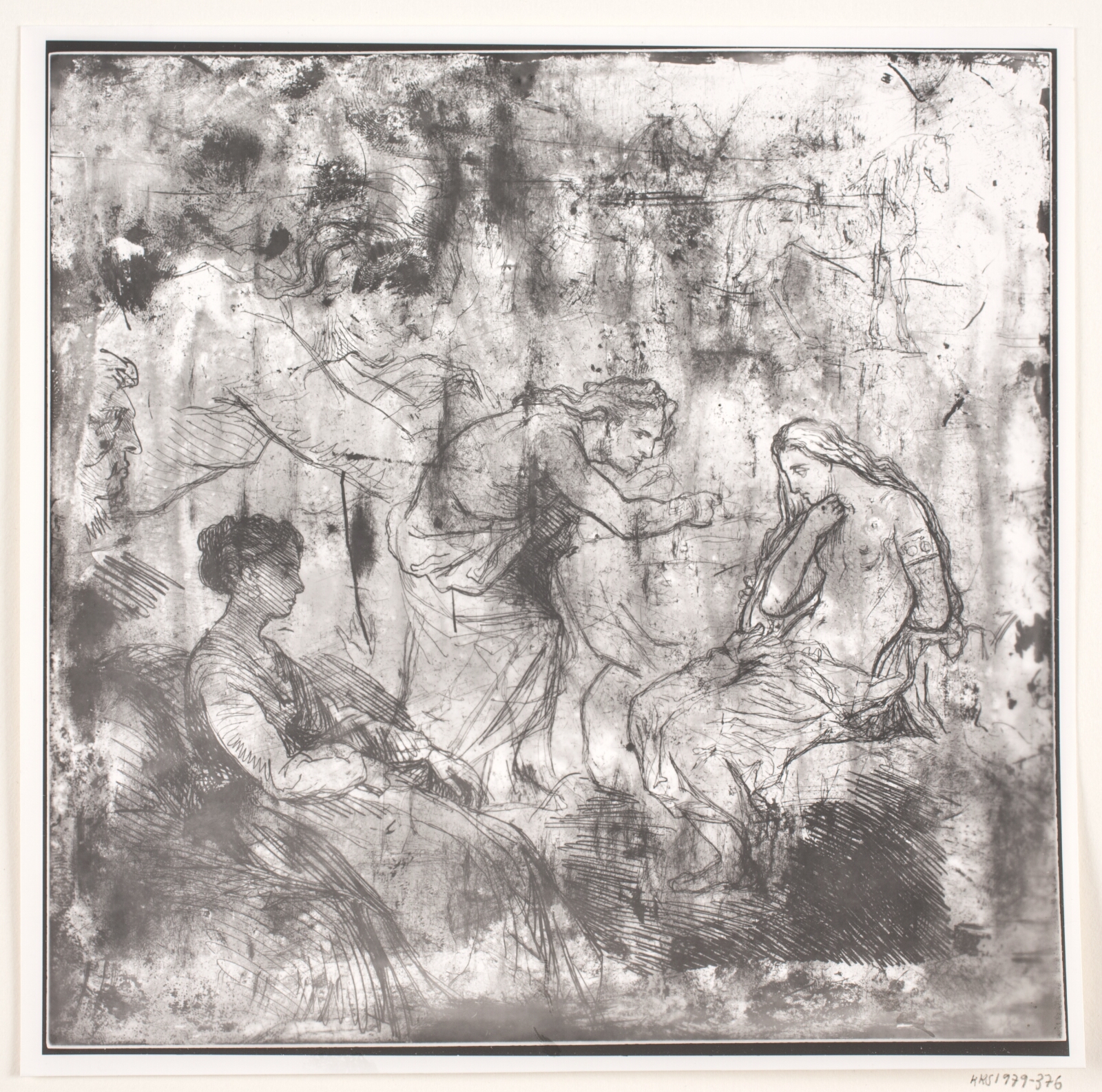 Lorenz Frølich, Figurstudier