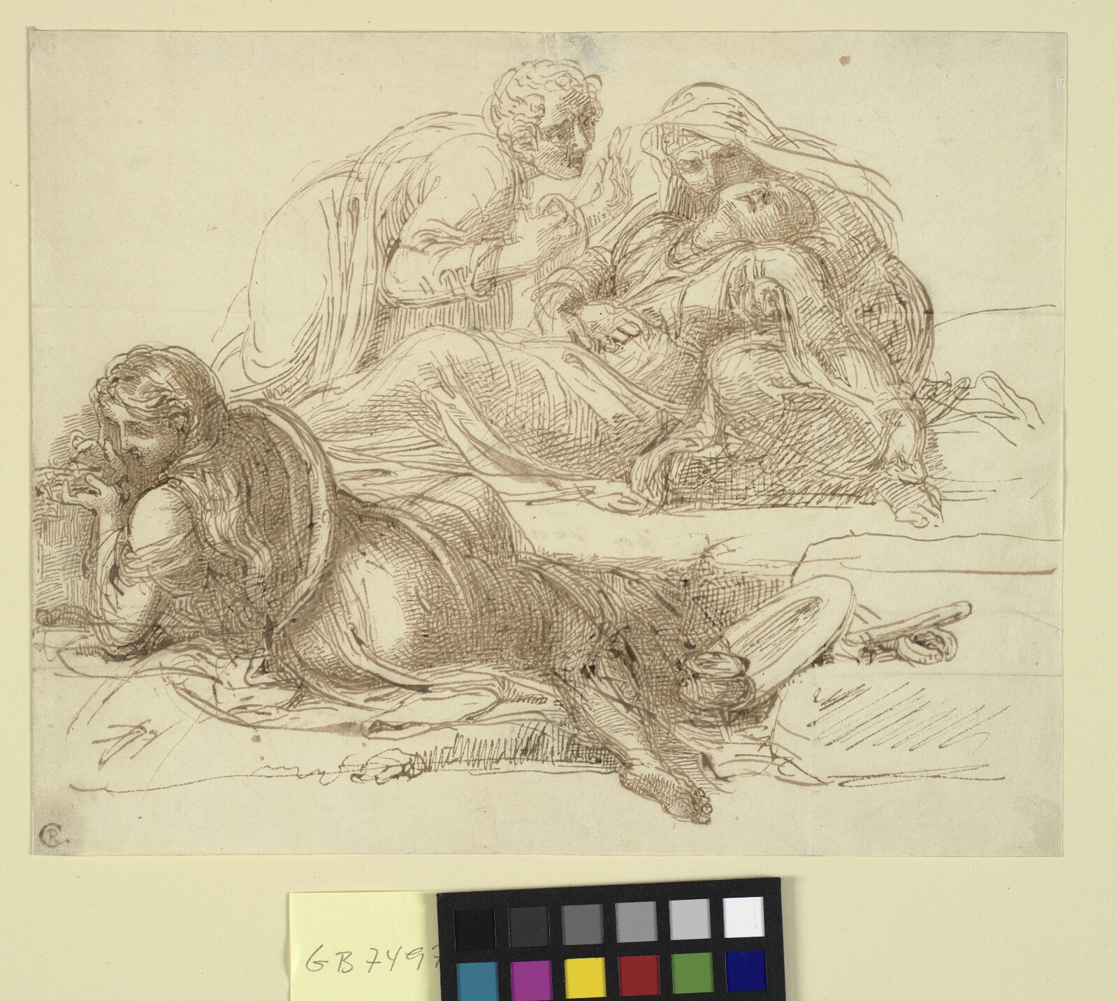 Richard Cosway, Studier af Maria og Maria Magdalene ved korset