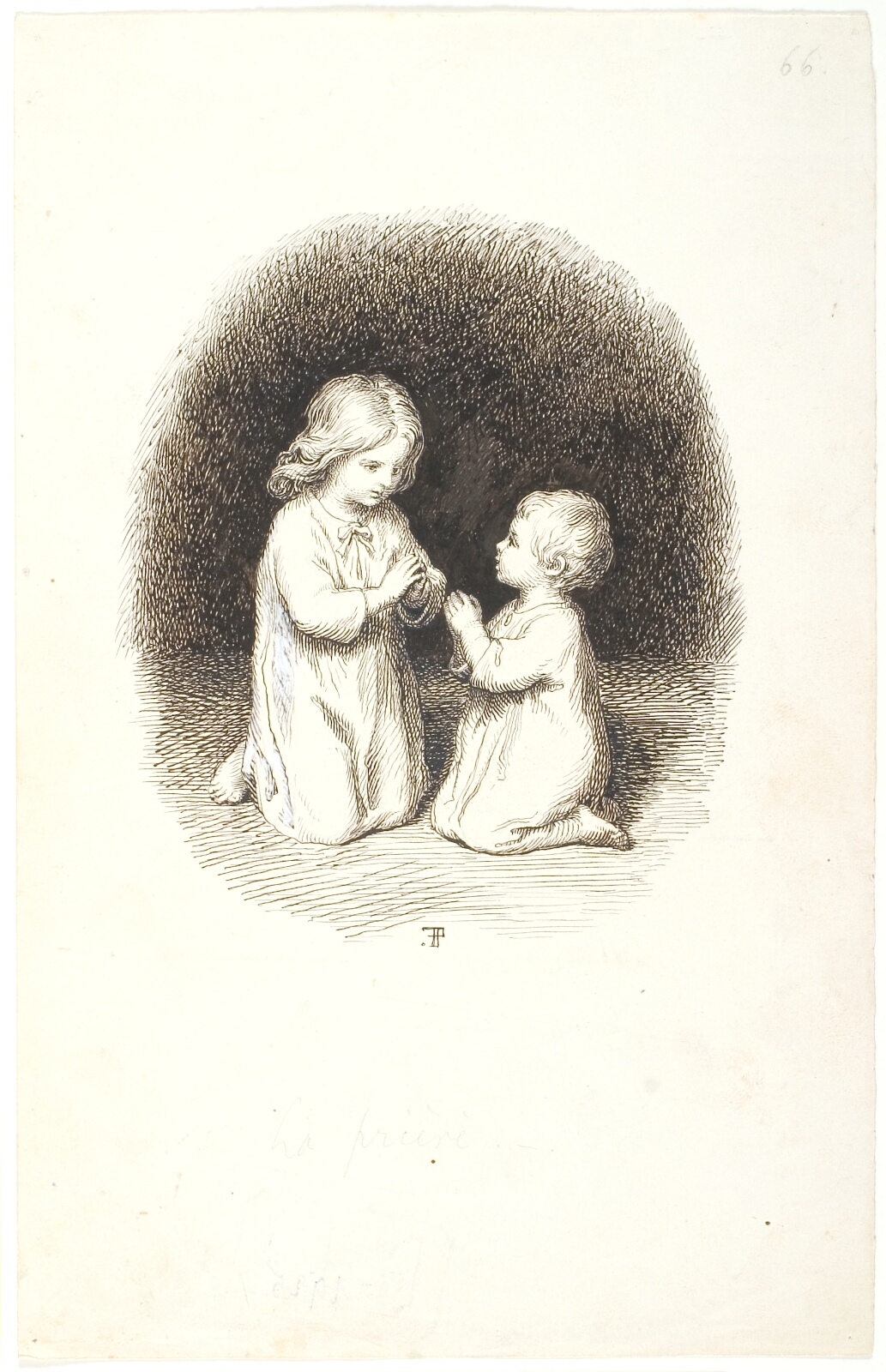 Lorenz Frølich, To bedende børn