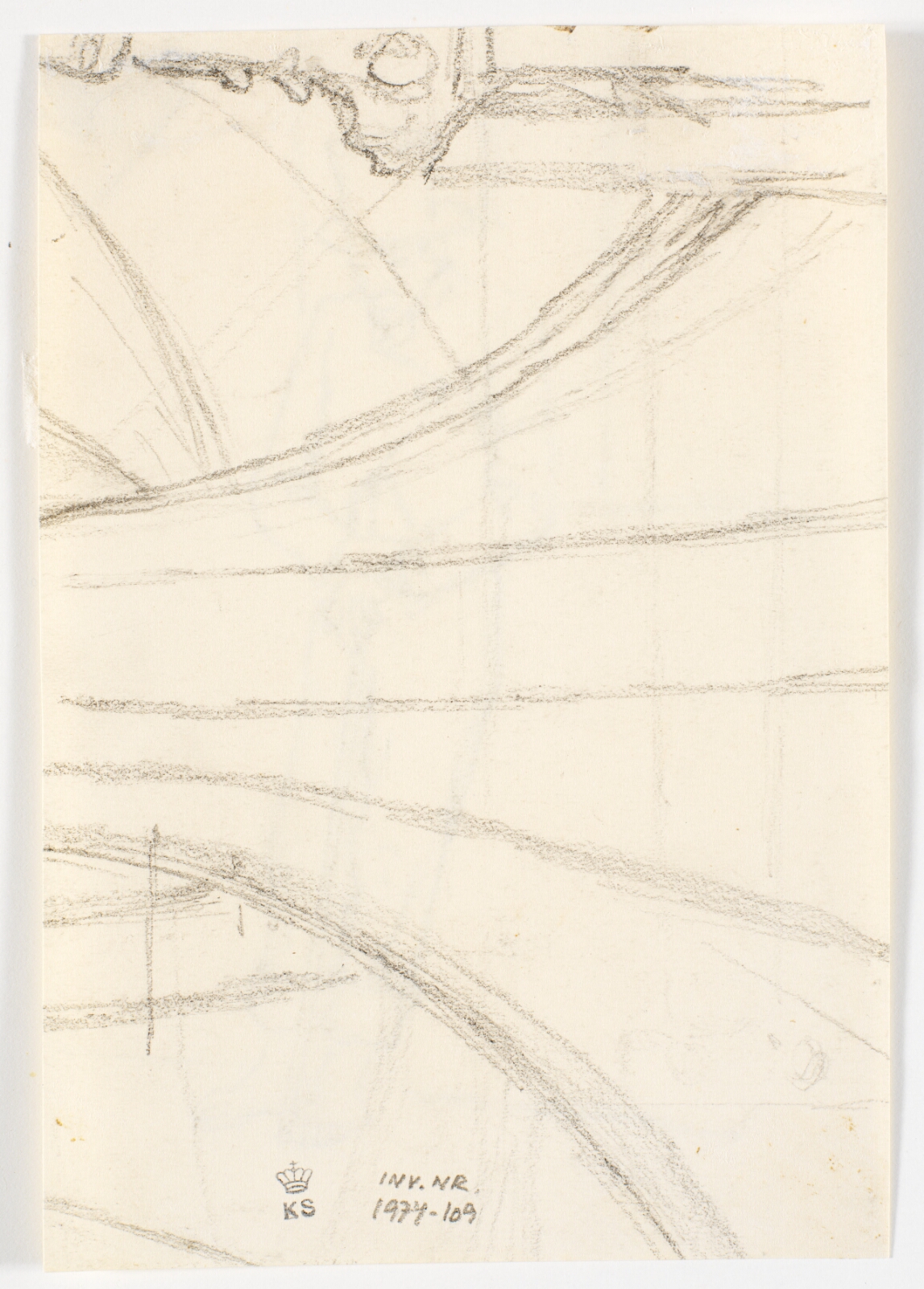 Martinus Rørbye, Fragment af gotiske hvælv