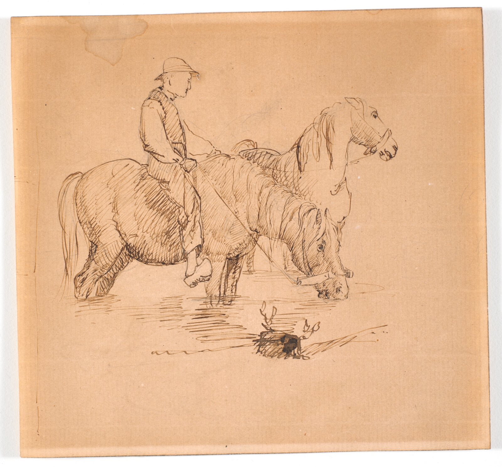 Theodor Philipsen, Vandingsscene