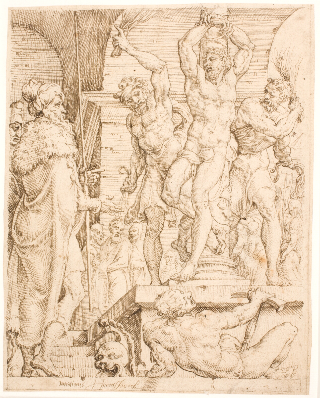 Maarten van Heemskerck, Kristi hudflettelse
