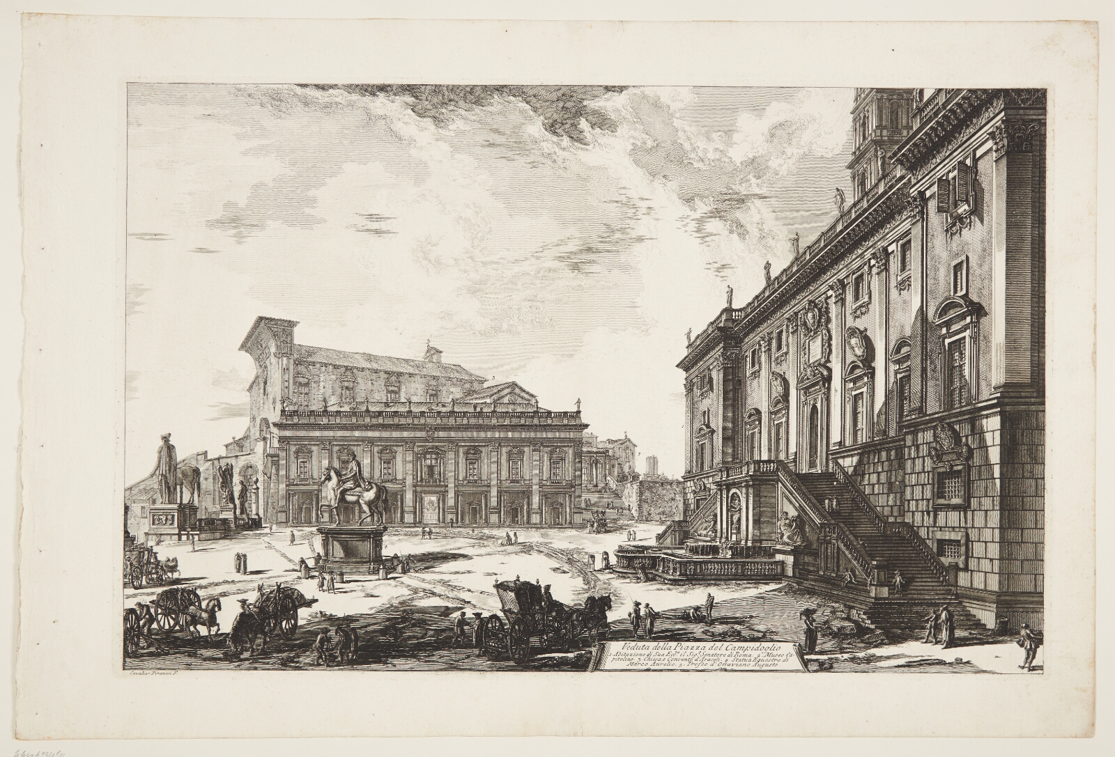 Giovanni Battista Piranesi, Piazza del Campidoglio