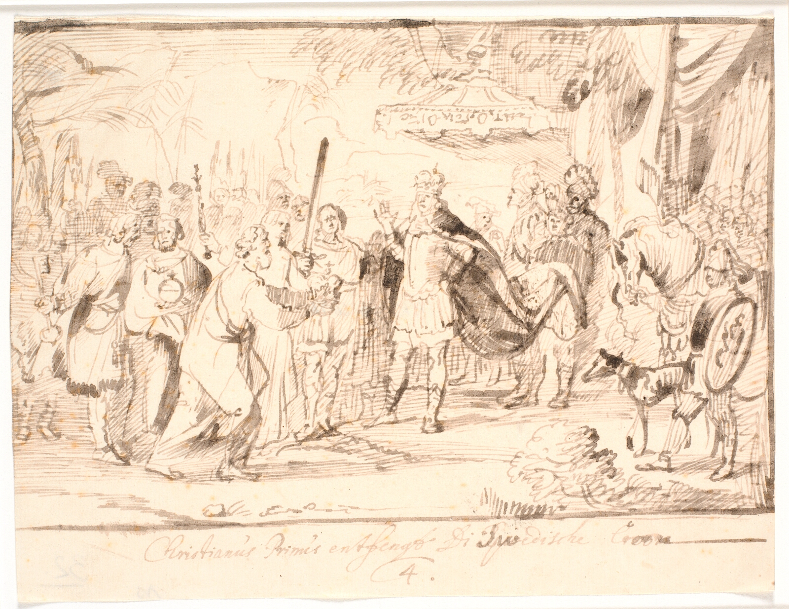 Jürgen Ovens, Christian I hyldes som konge af Sverige, maj 1458