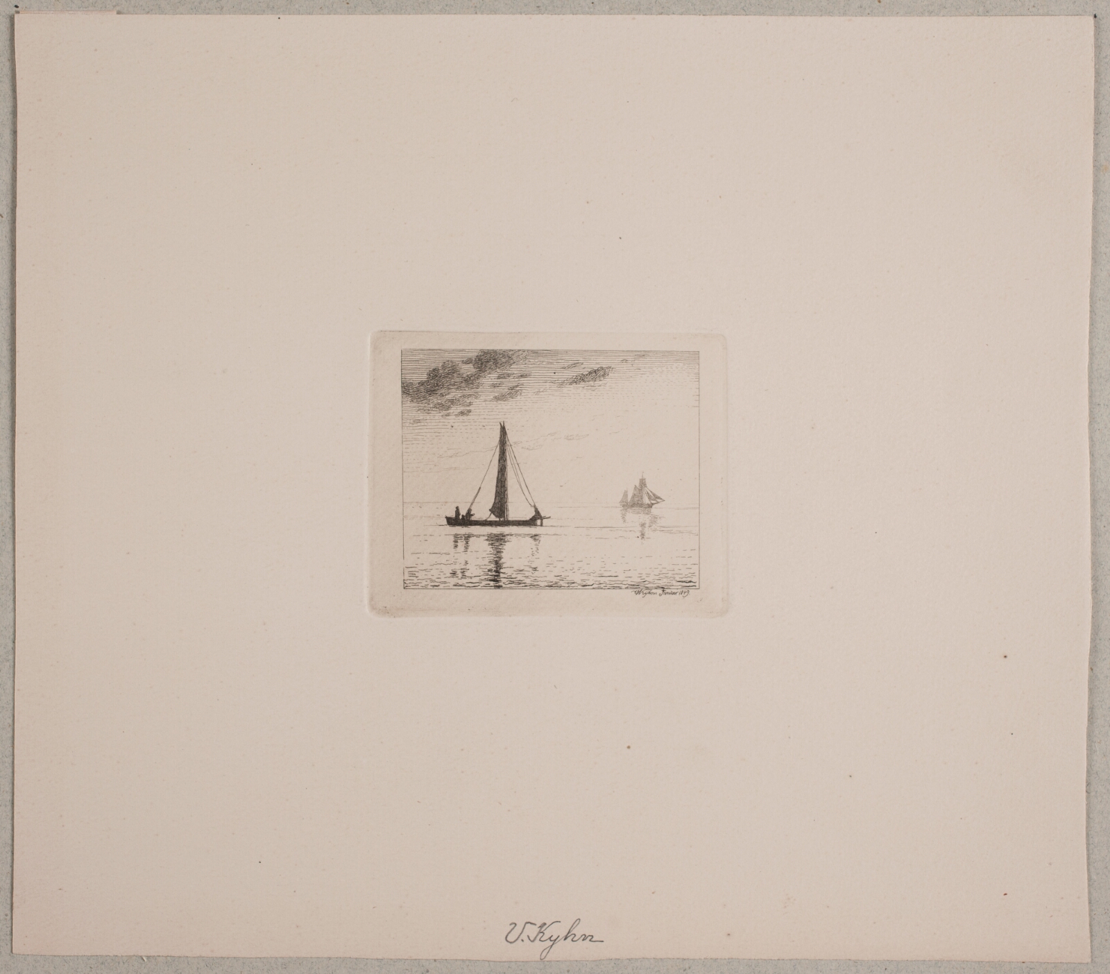Vilhelm Kyhn, Stille vejr på havet