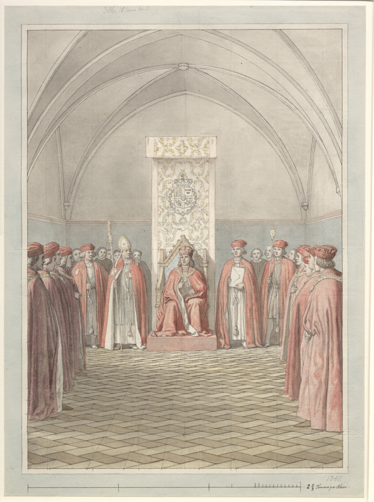 C.W. Eckersberg, Elefantordenens indstiftelse