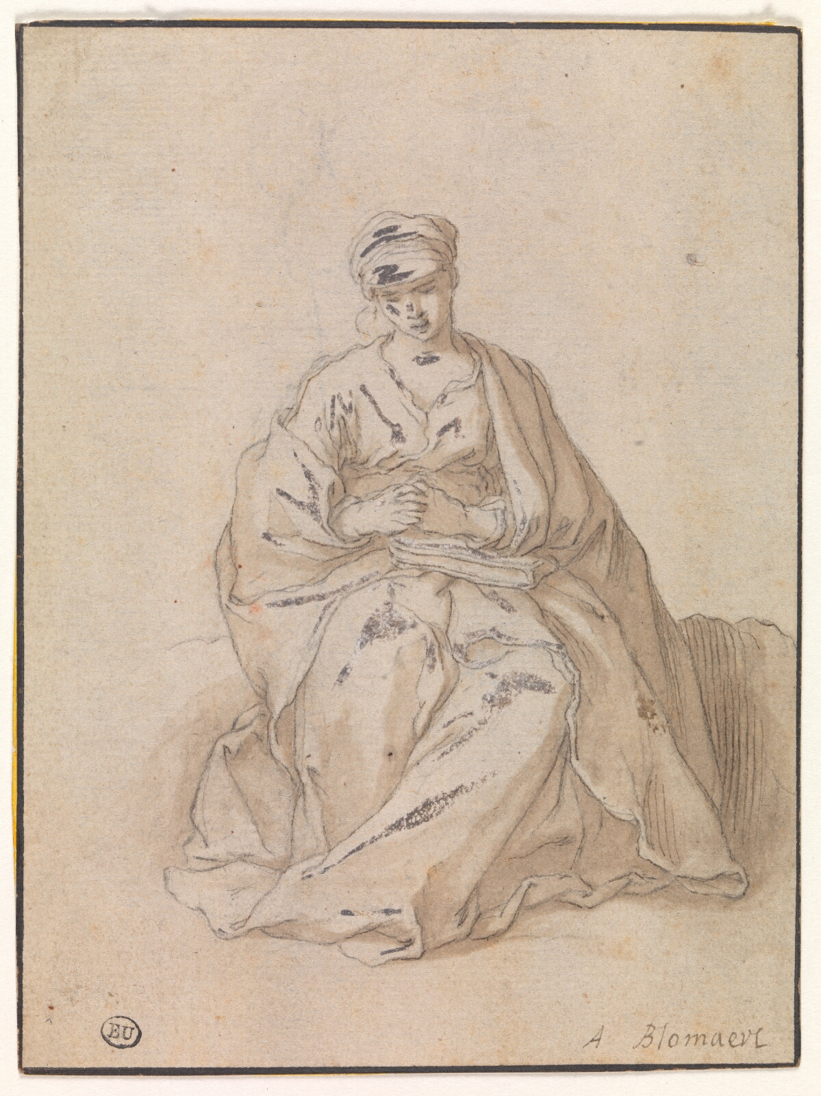 Abraham Bloemaert, Maria, siddende med en bog