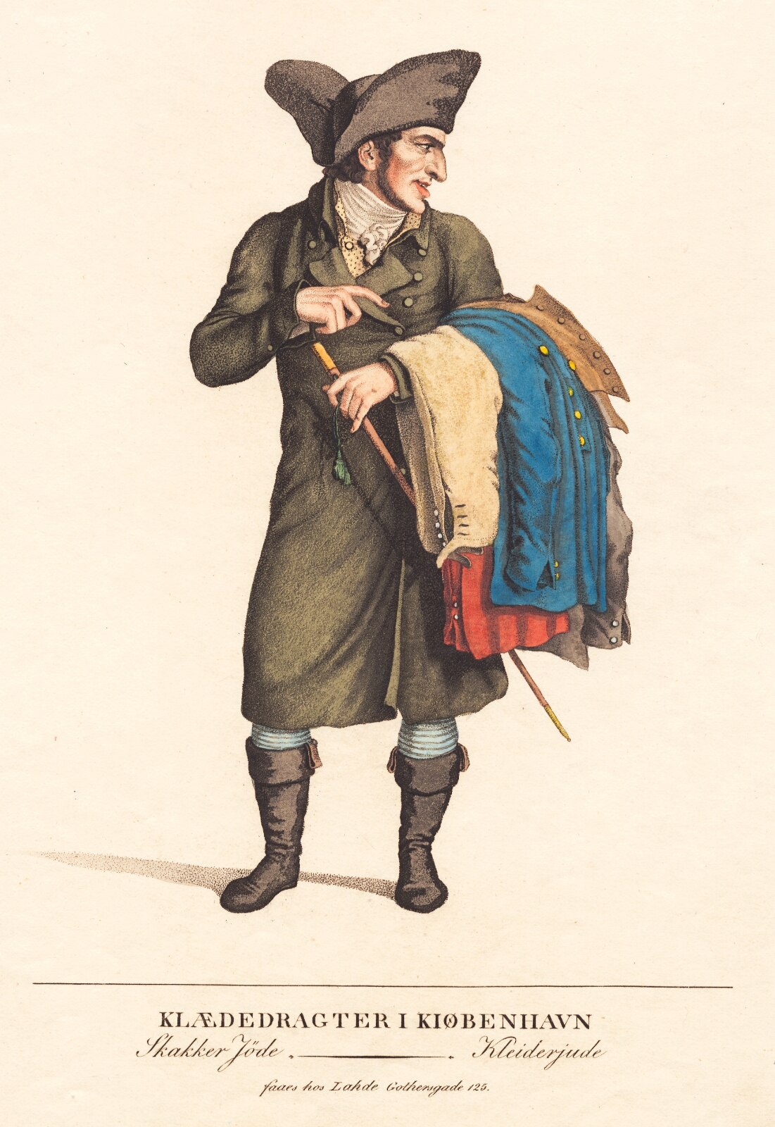 Gerhard Ludvig Lahde, Skakker Jøde
