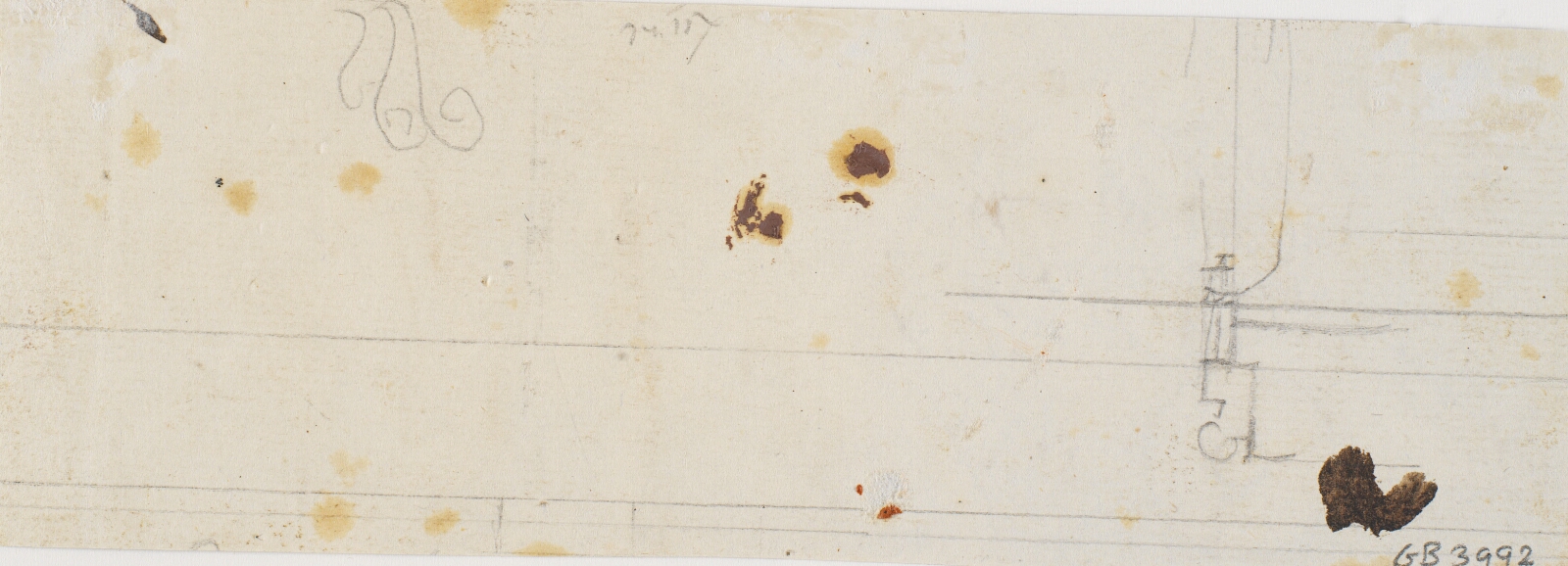 Nicolai Abildgaard, Fragment af dekorativt rids