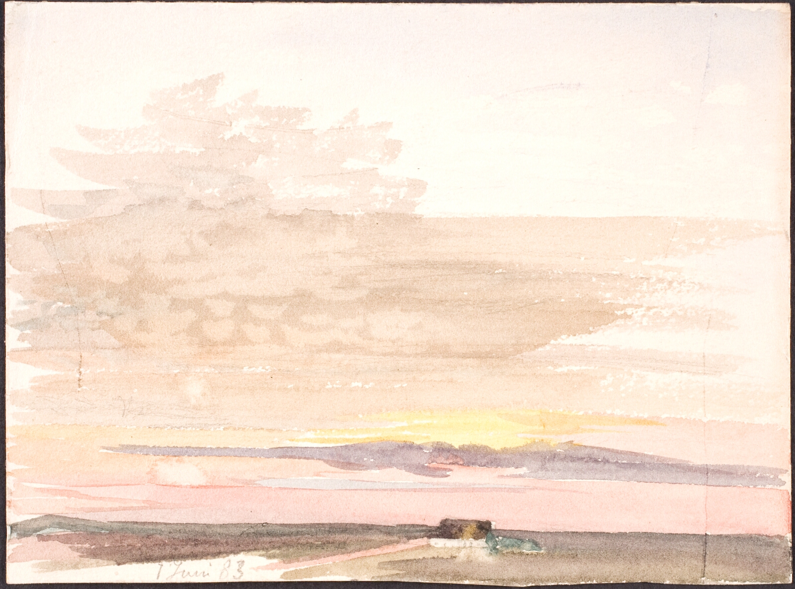 Agnes Slott-Møller, Landskab og skystudie