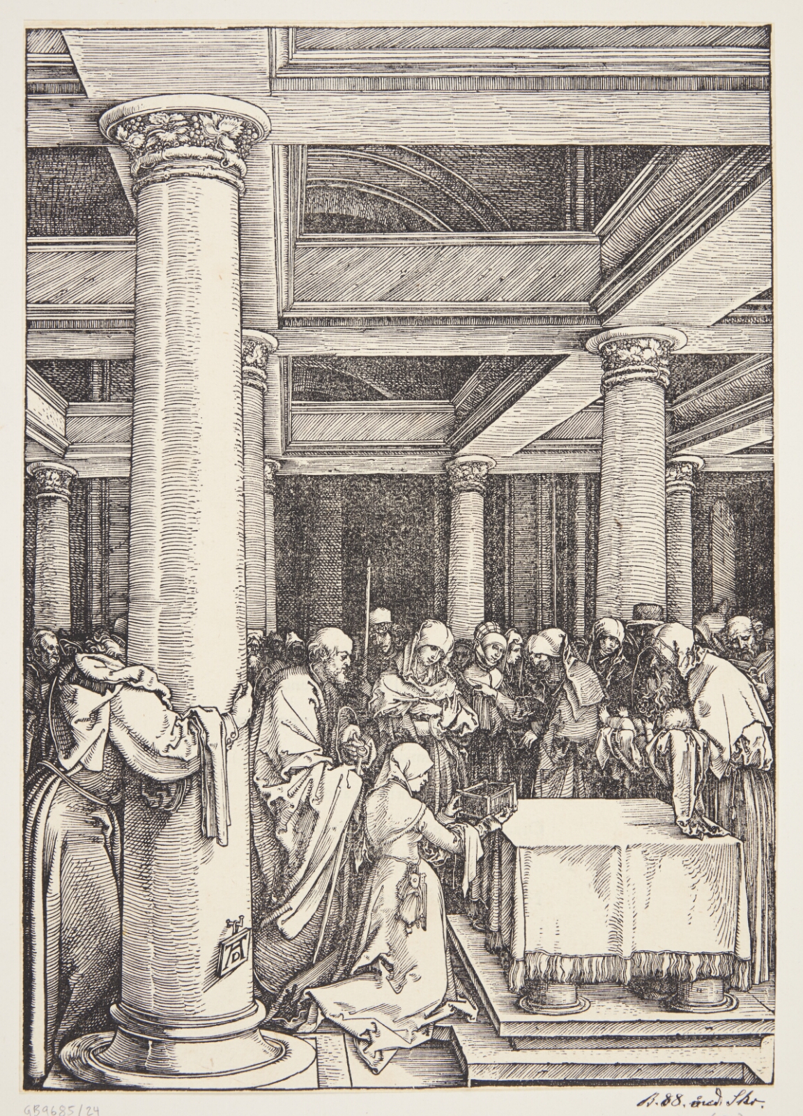 Albrecht Dürer, Fremstillingen i templet