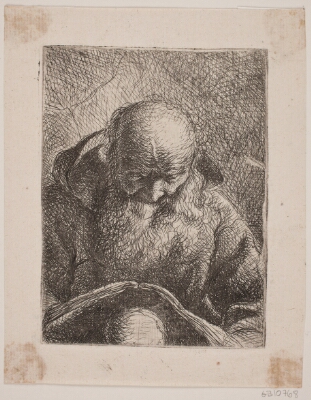 Læsende gammel Mand, Müller, W.A., 1733-1816