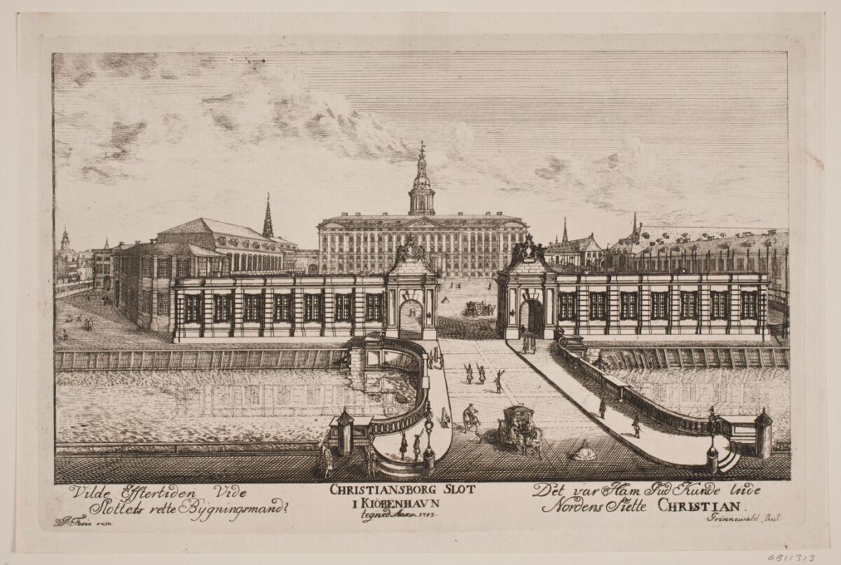 Christiansborg Slot, 1743, Poul Isac Grønvold, Jacob Fosie | SMK Open