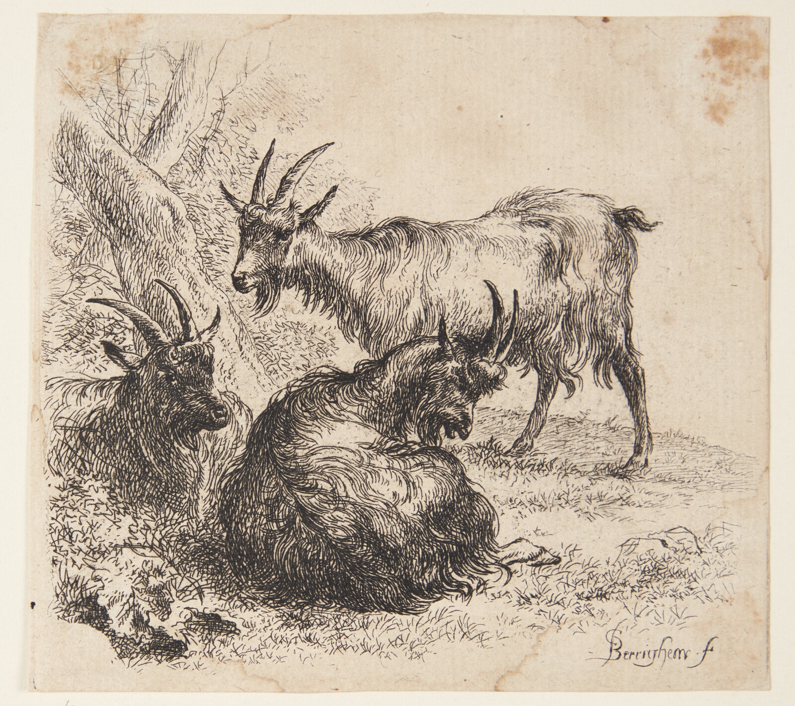Nicolaes Berchem, Tre geder