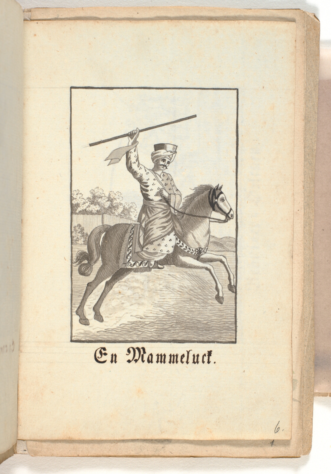 P.C. Skovgaard, En tyrker til hest.