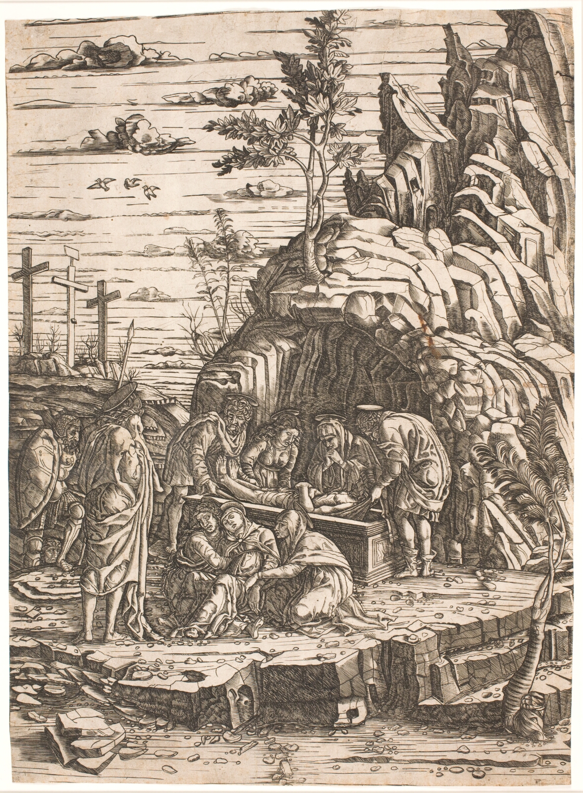 Andrea Mantegna, Gravlæggelsen