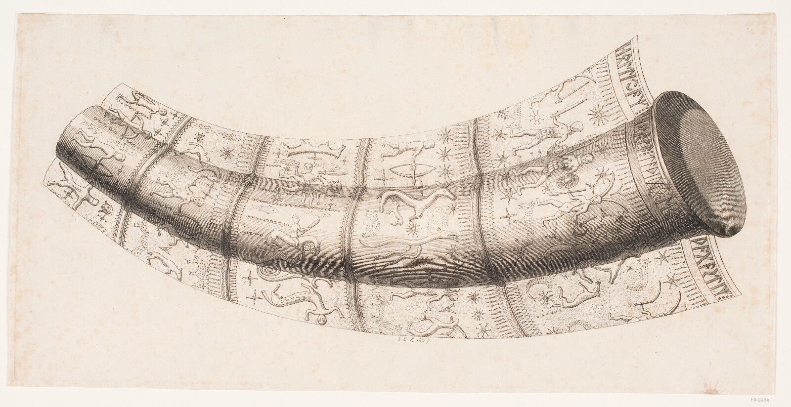 Gerhard Ludvig Lahde, Guldhornene