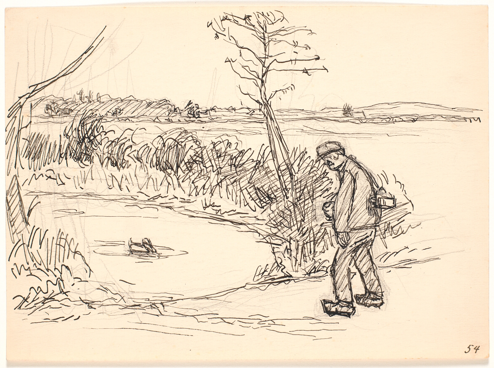 Fritz Syberg, Bonden ved den frosne sø