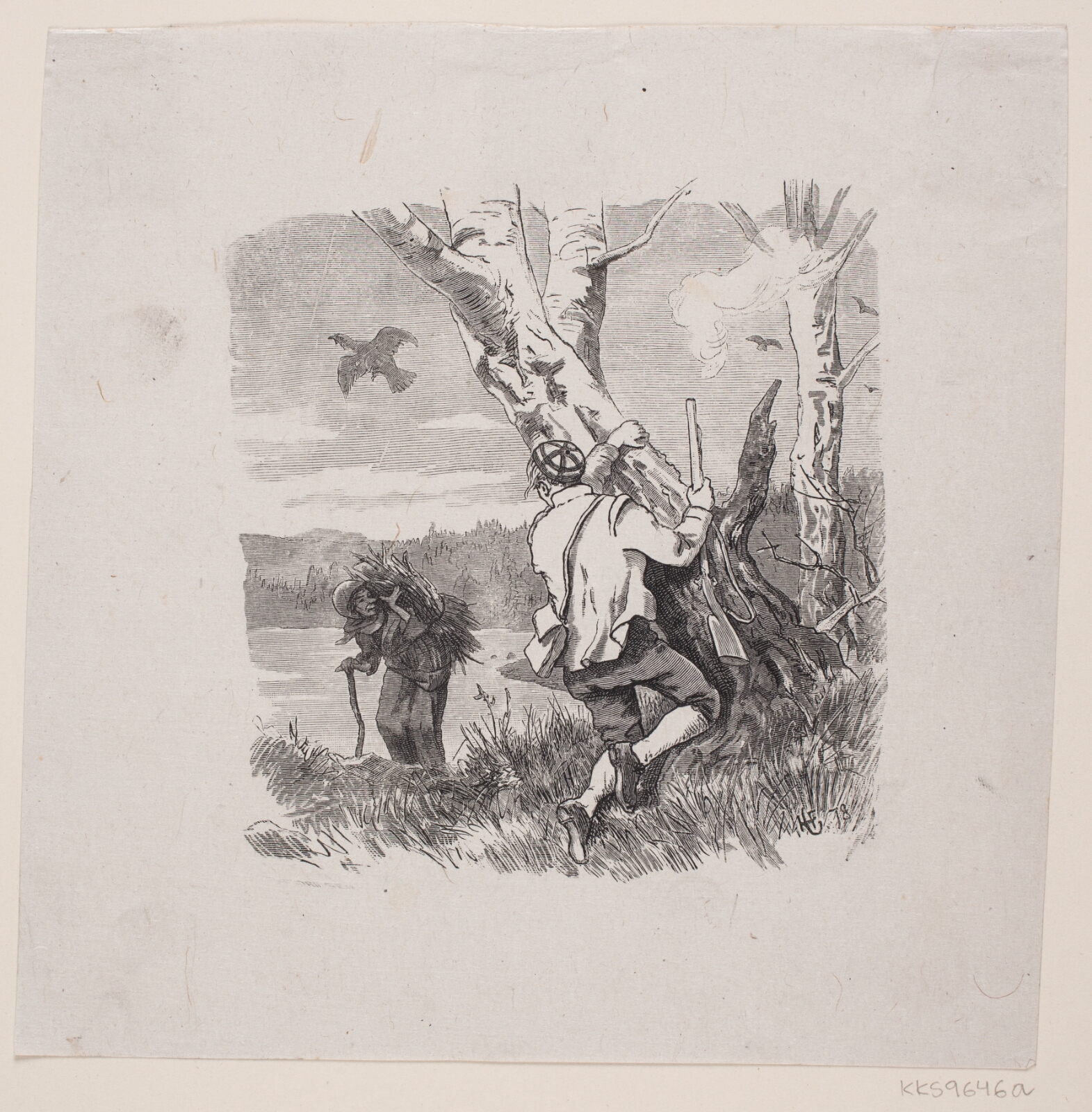F. Hendriksen, Illustration til eventyret "En Tiurleg i Holleia"