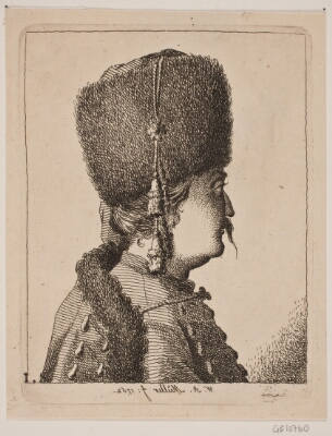 En dansk Husar, Müller, W.A., 1762