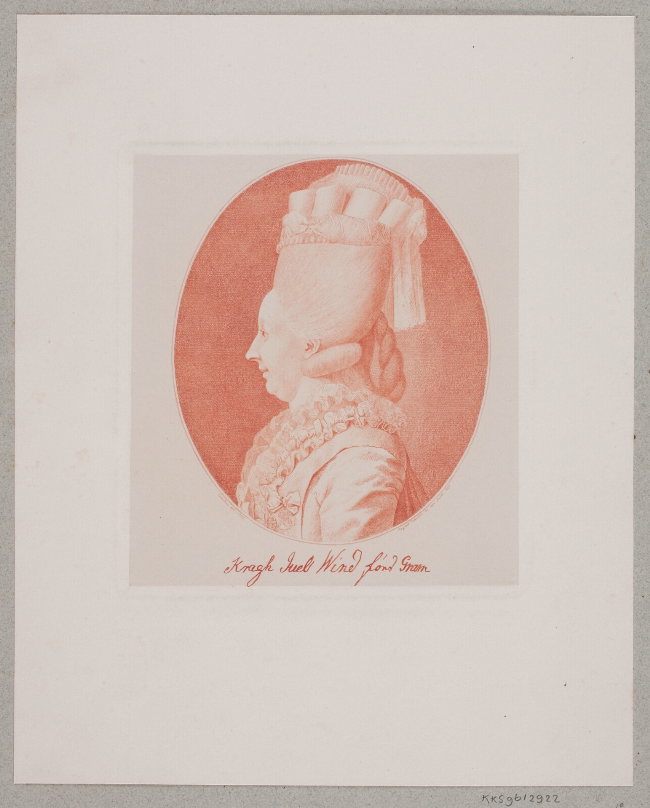 Julius Magnus-Petersen, Baronesse Sophie Magdalene Krag-Juel-Wind von Gram