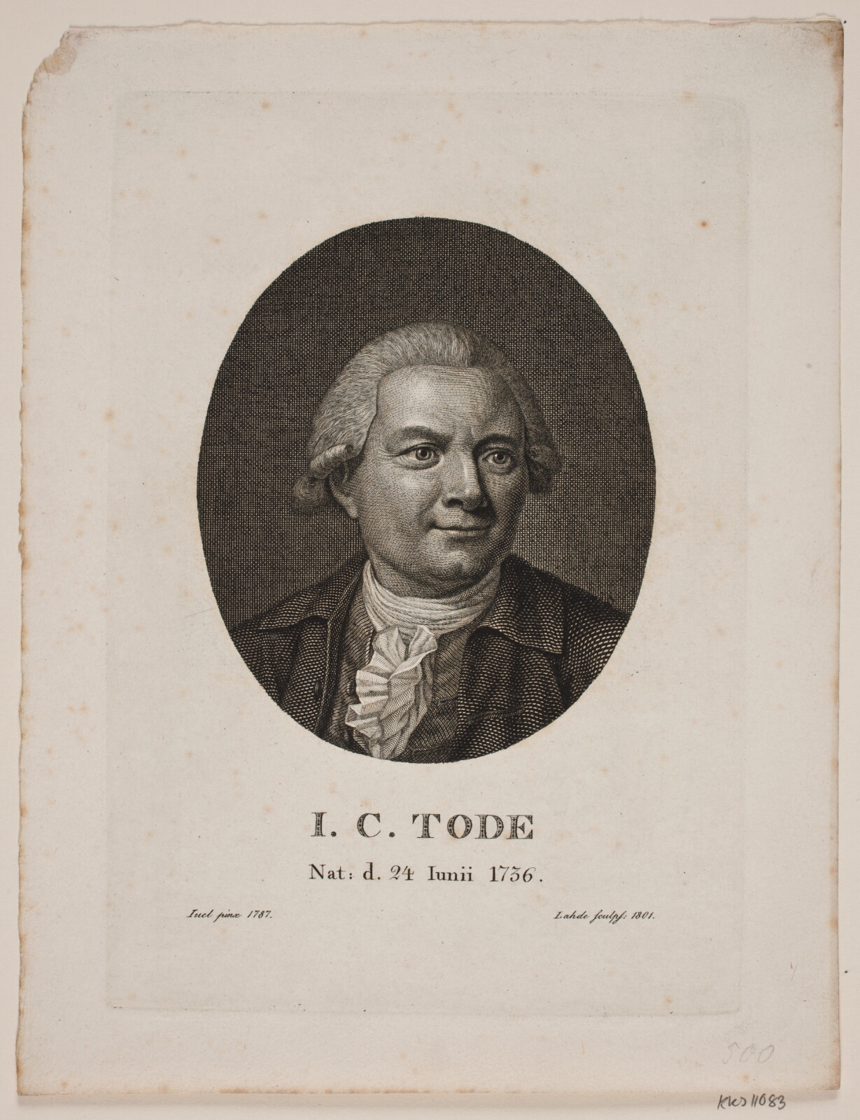 Gerhard Ludvig Lahde, Johann Clemens Tode