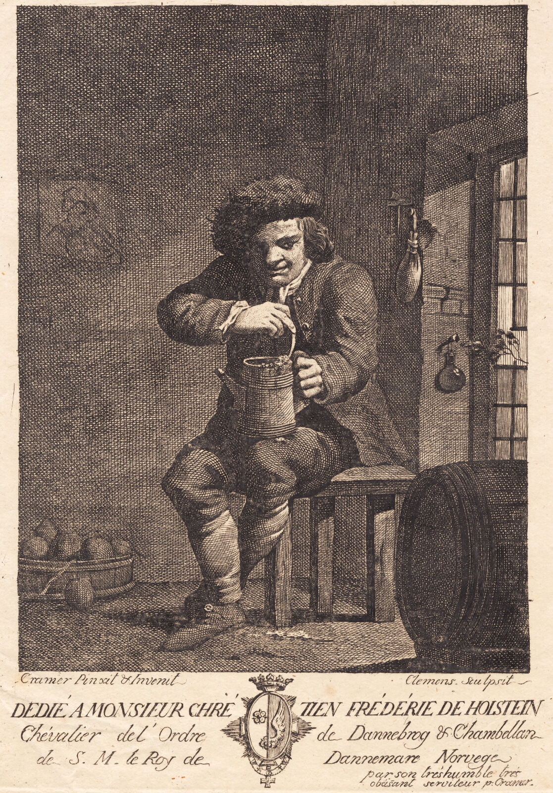 J.F. Clemens, En siddende bonde
