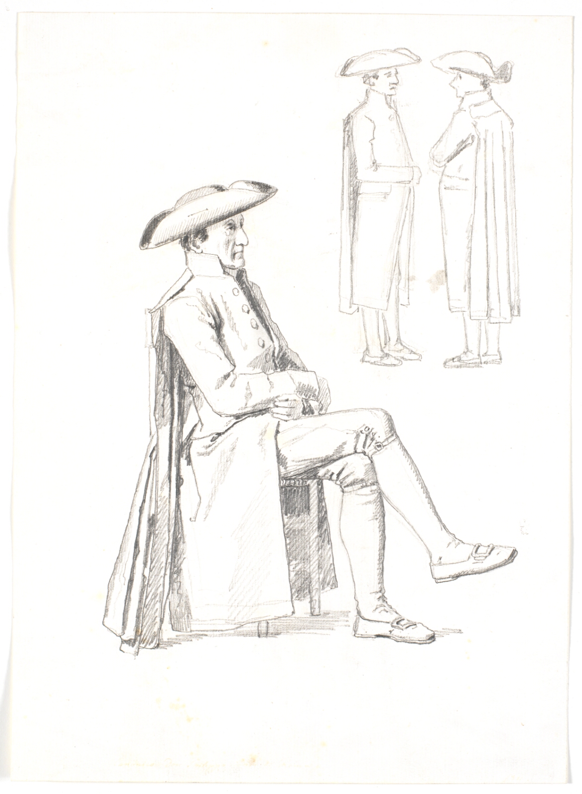 Martinus Rørbye, Don Philippo Conti siddende