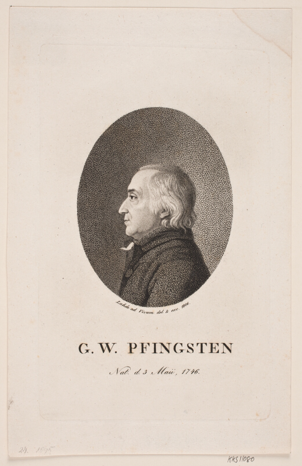 Gerhard Ludvig Lahde, G. W. Pfingsten