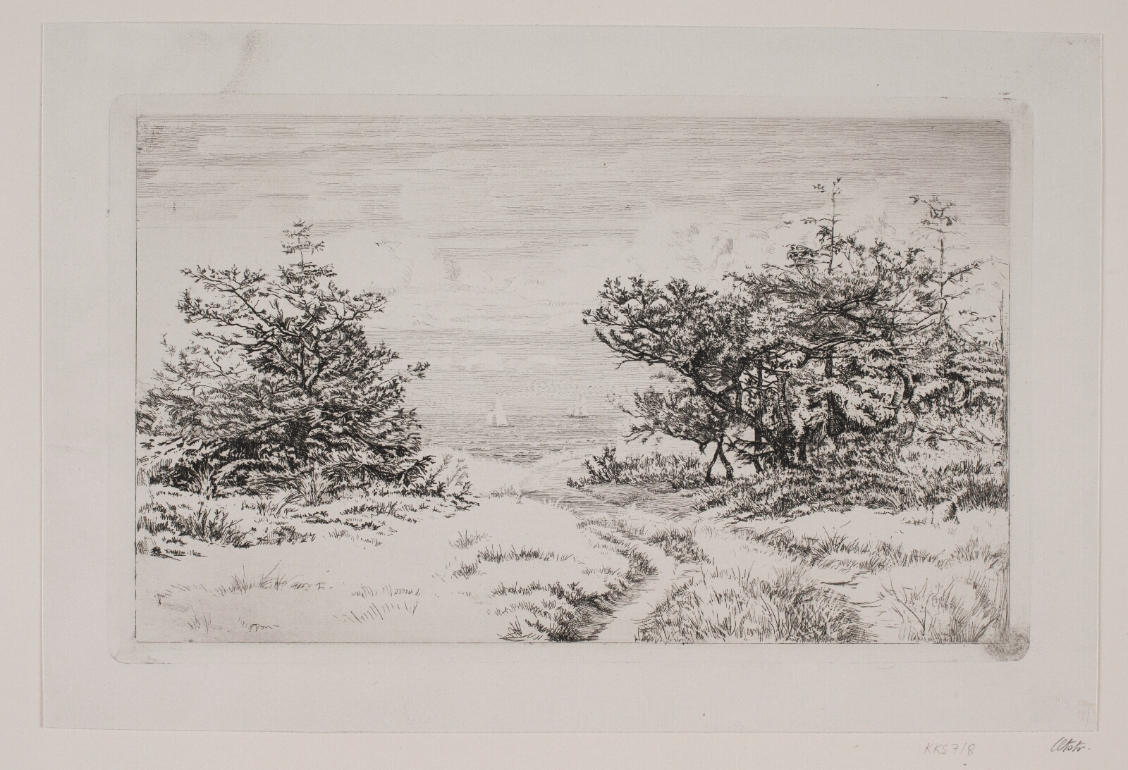 Carl Bloch, Udsigt til Havet