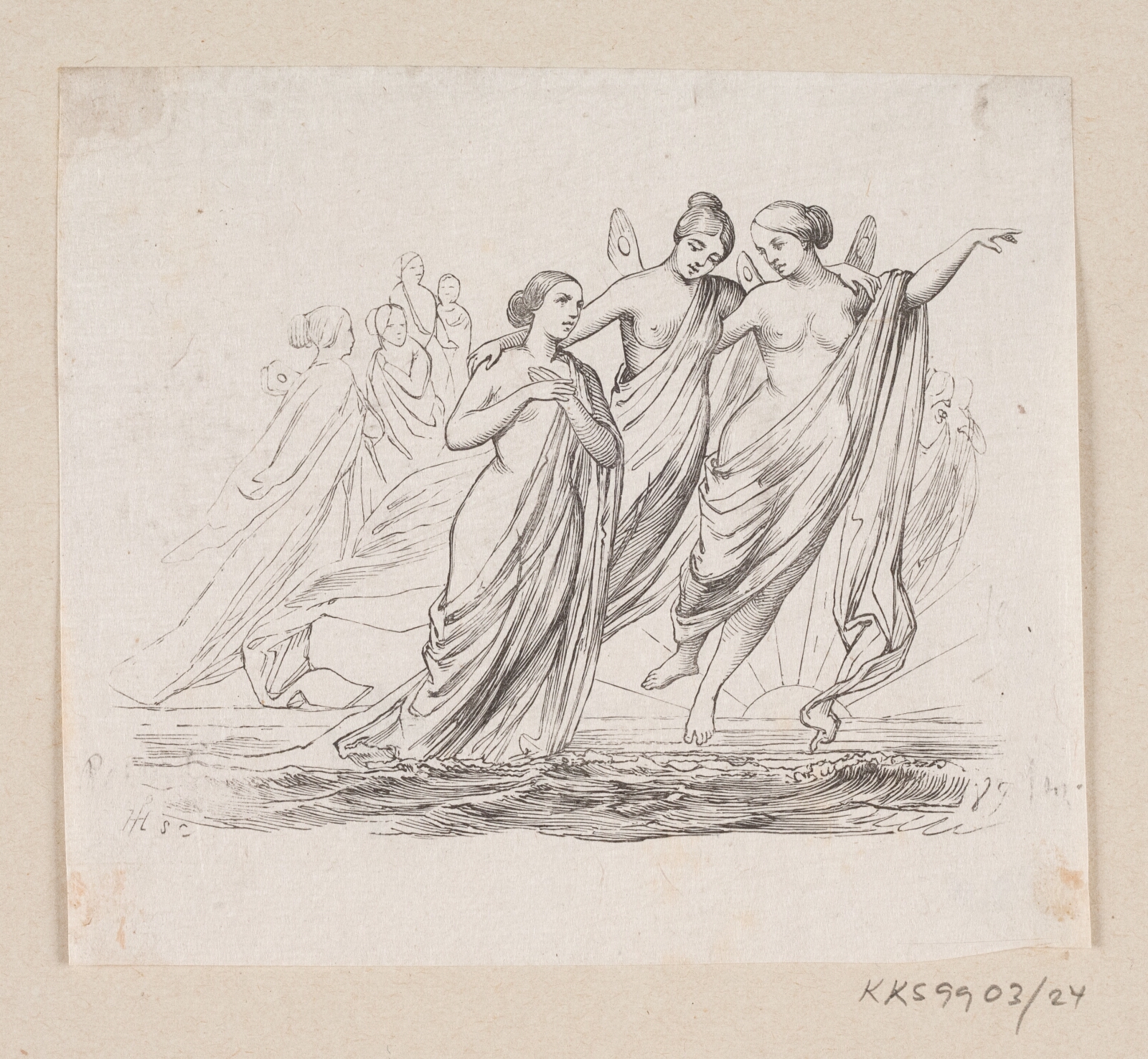 H.P. Hansen, Illustration til "Den lille Havfrue" i H.C. Andersen, "Eventyr og Historier", Bind 1