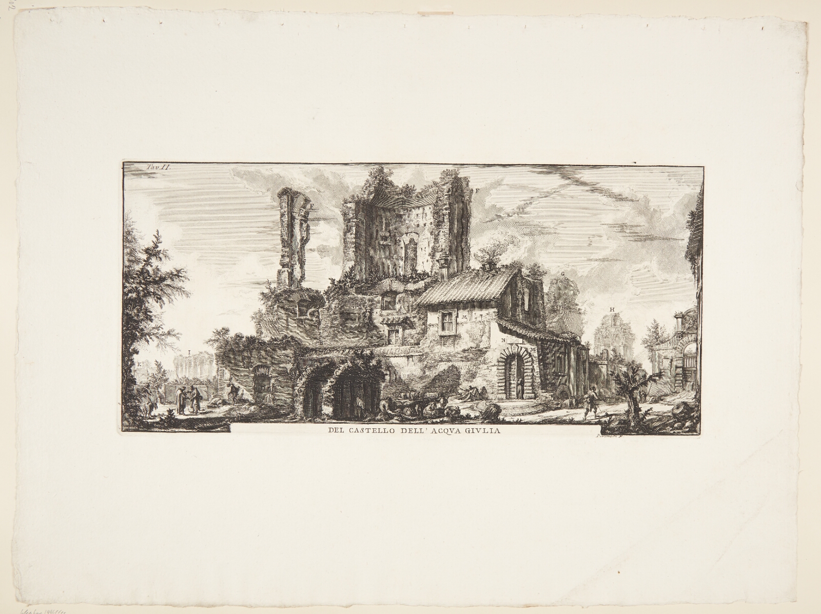 Giovanni Battista Piranesi, Bygningen over fontænen Acqua Giulia