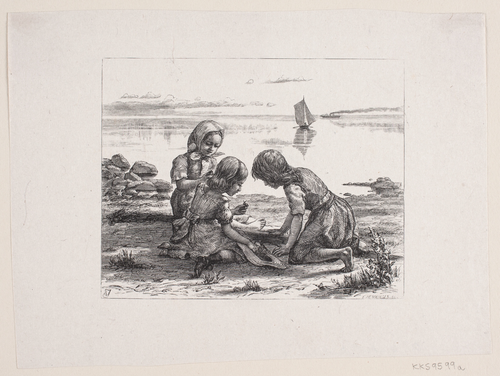 F. Hendriksen, Illustration til Chr. Winther, "Billedbog for Store og Smaa"