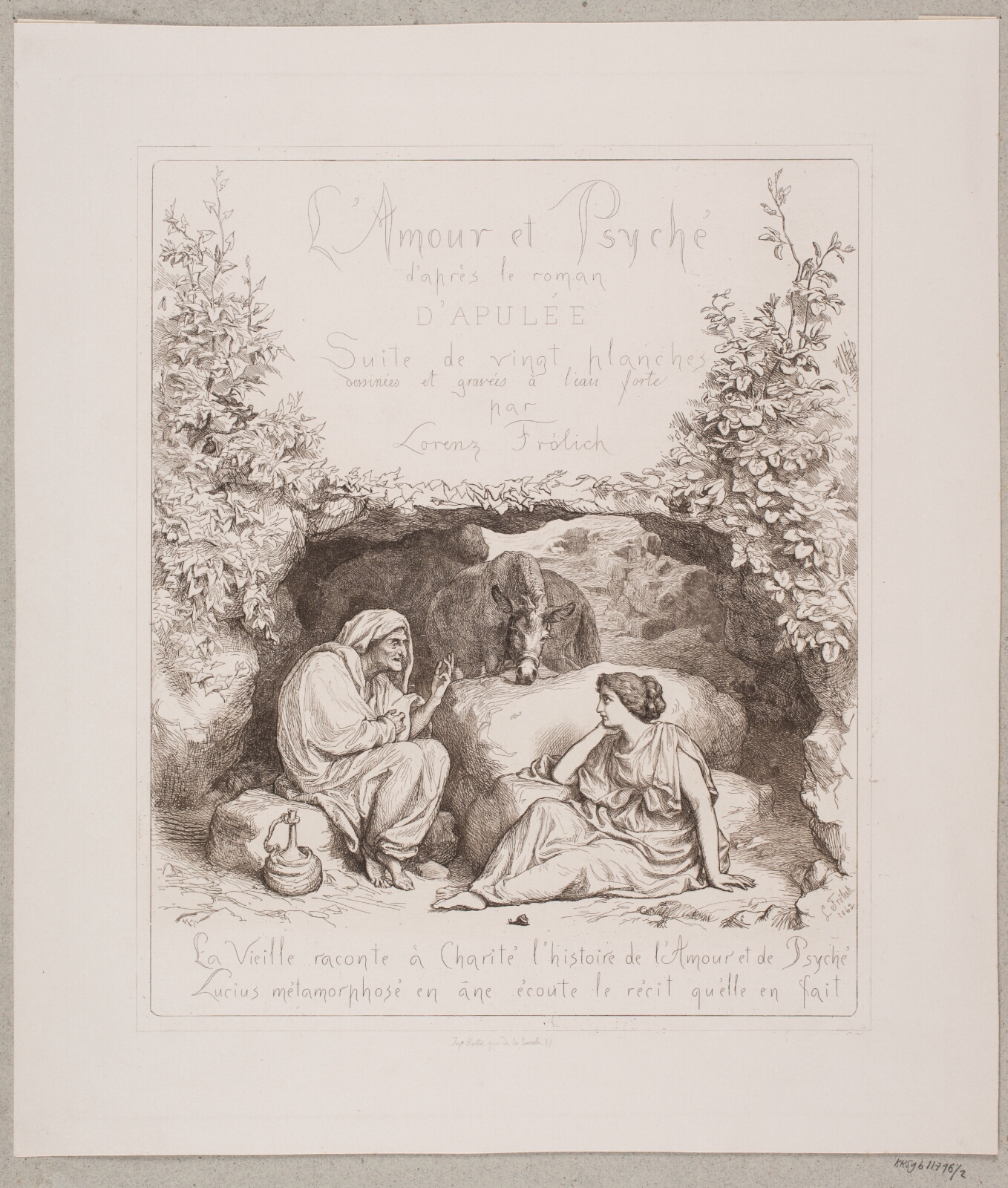 Lorenz Frølich, Illustration nr. 1 til "L`Amour et Psyché"
