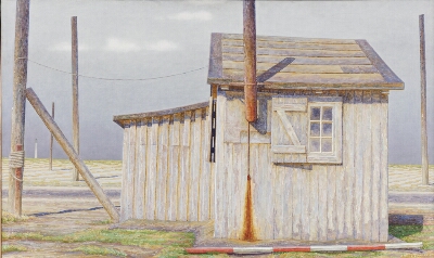 The Shed at the Dump, seen from the South, a quiet Summer Day