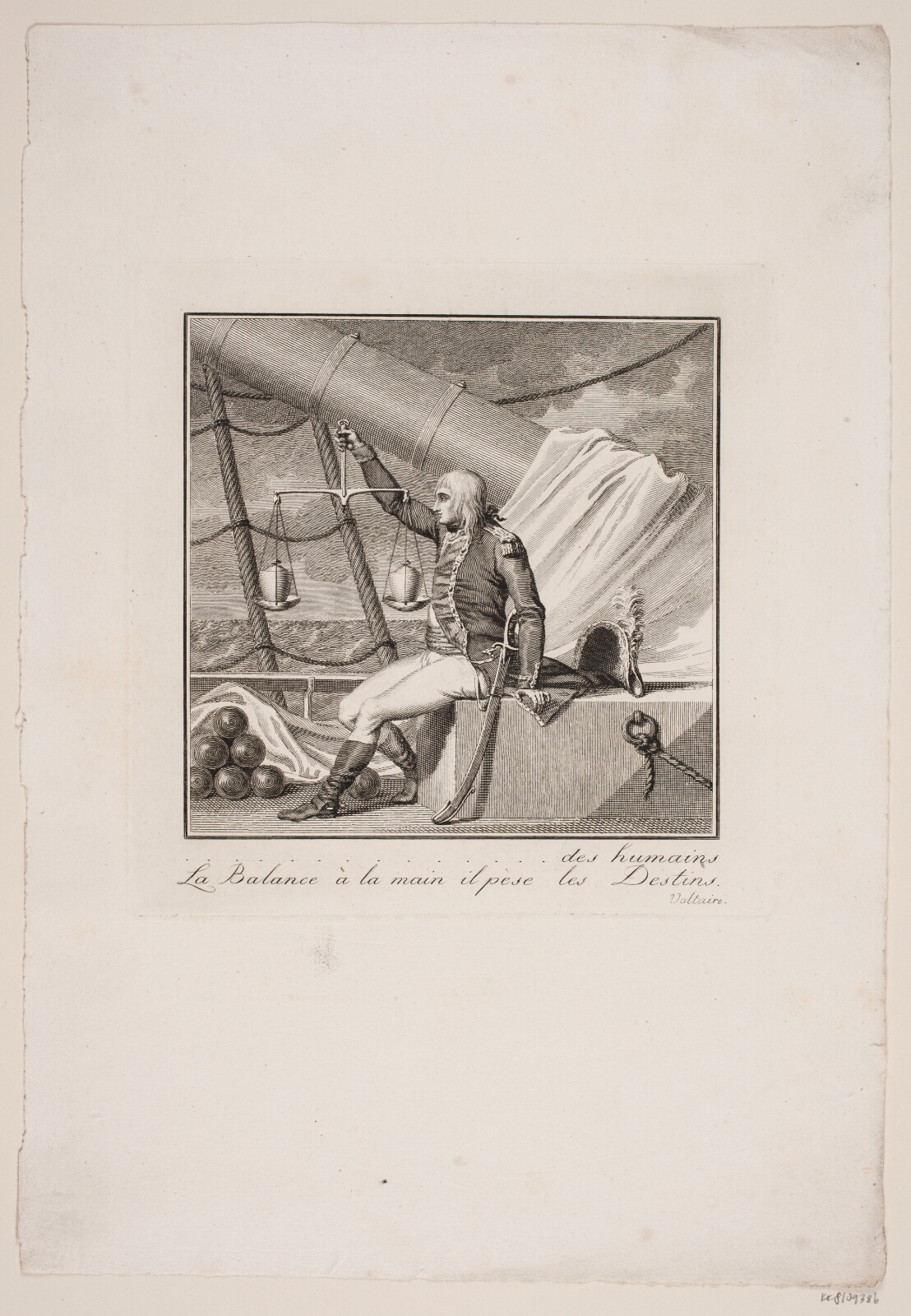 J.F. Clemens, Napoleon vejer menneskenes skæbne