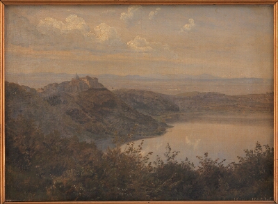 A View towards Castel Gandolfo, Italy