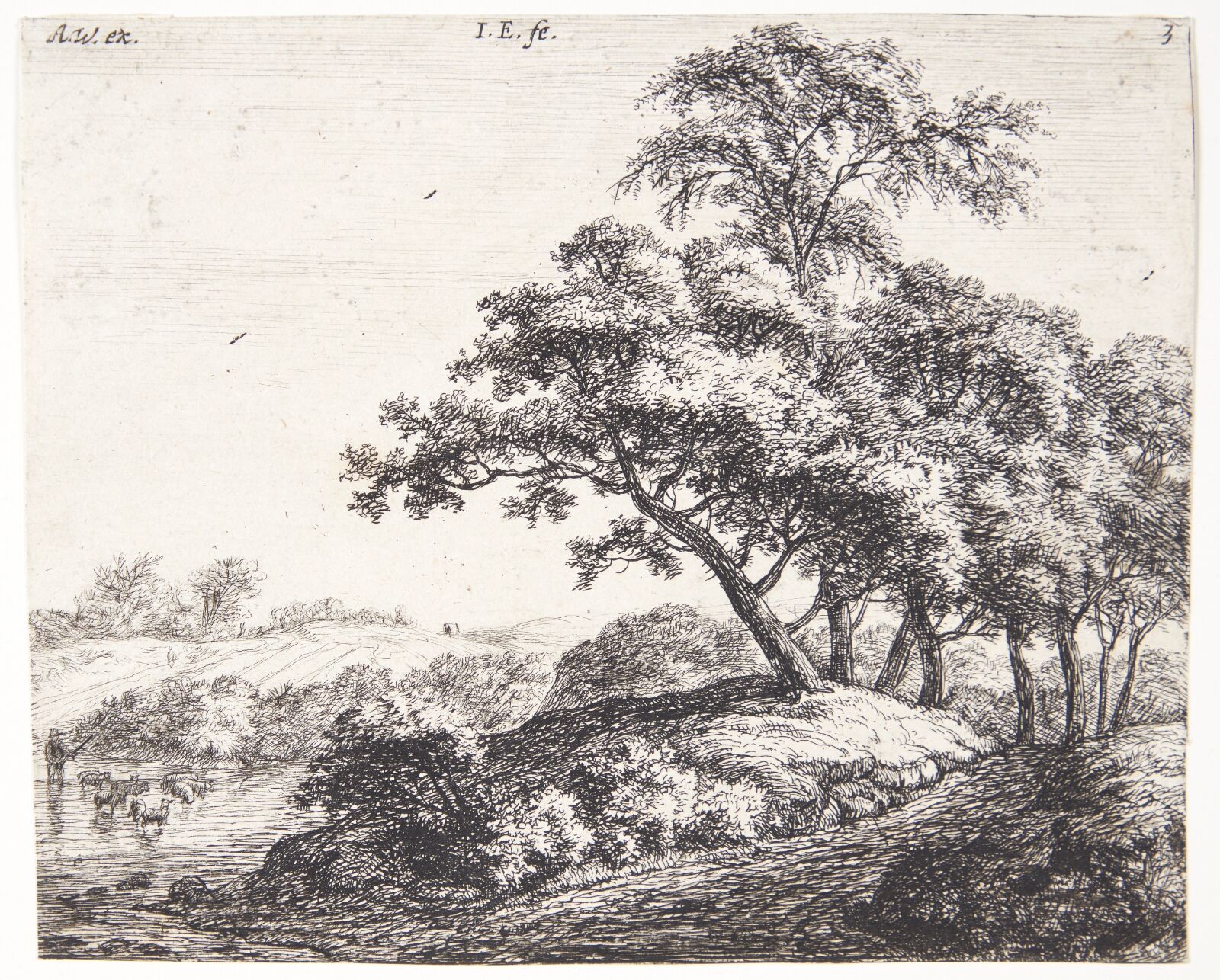 Jacob Esselens, Får, der krydser en flod