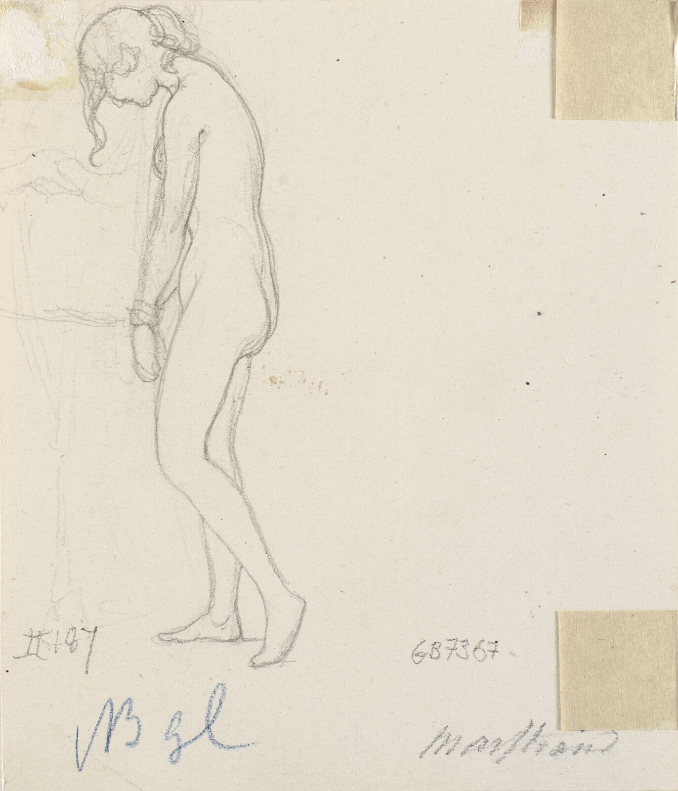 Wilhelm Marstrand, Stående nøgen kvinde