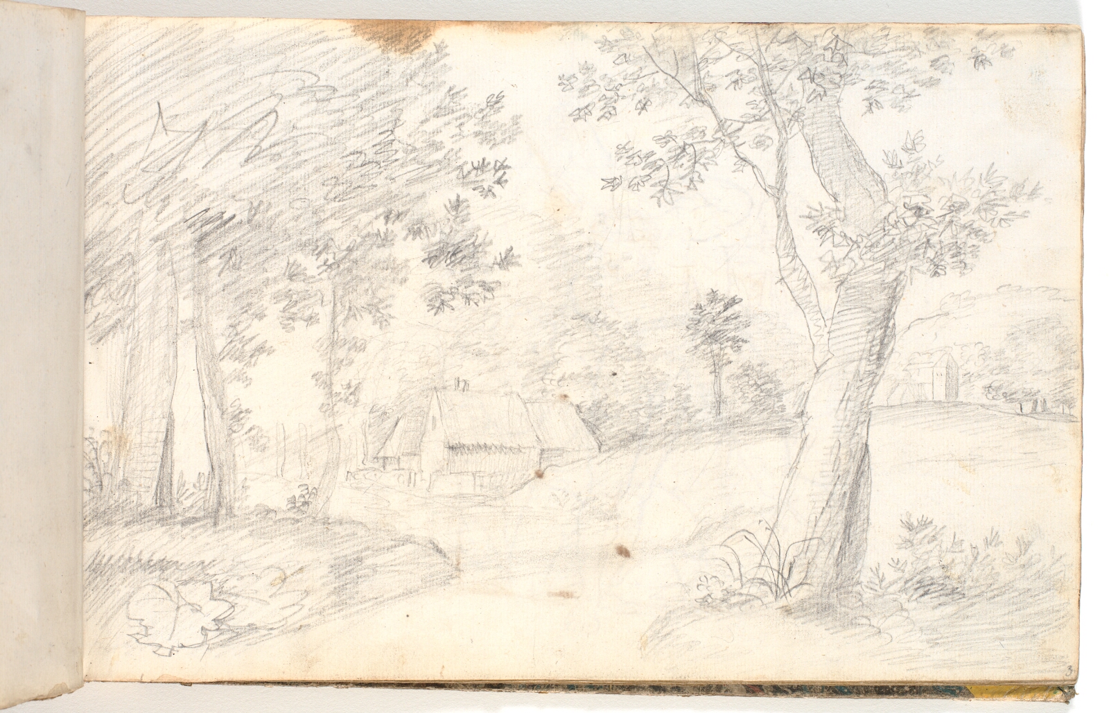 C.W. Eckersberg, Landskab, efter grafisk forlæg?