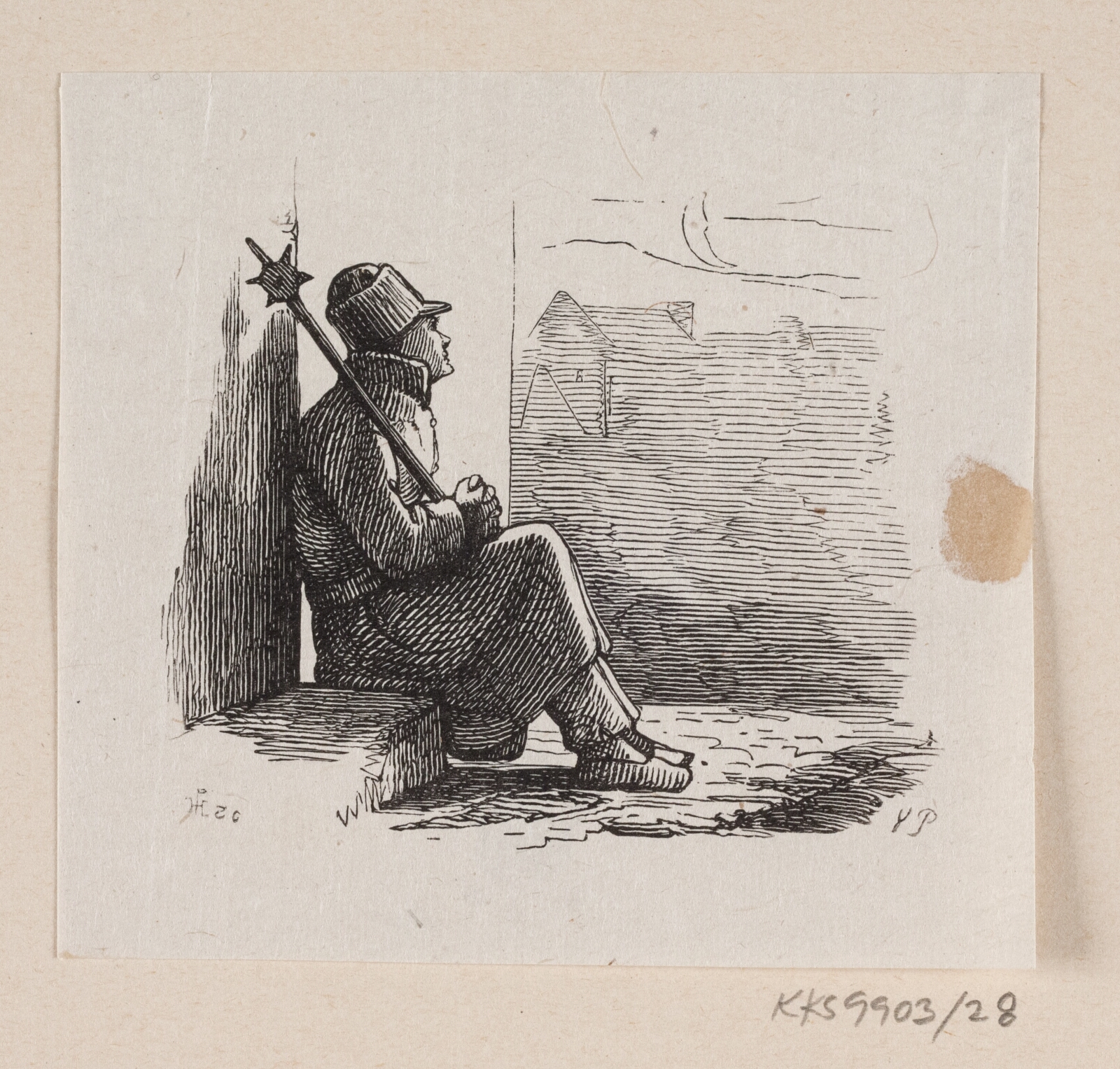 H.P. Hansen, Illustration til "Lykkens Kalosker" i H.C. Andersen, "Eventyr og Historier", Bind 1